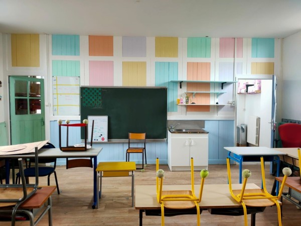 Salle primaire ecole diwan guipel